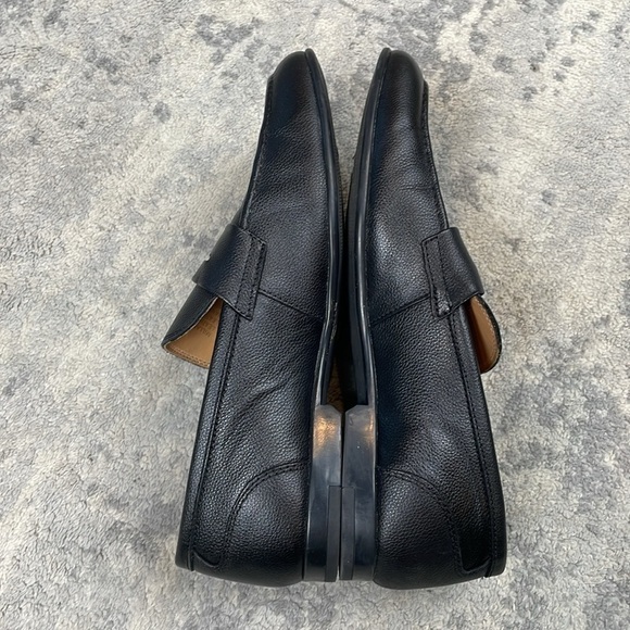 Vittorio Russo Millar Leather Penny Loafers Black Classic Business Sz 10.5 main image 6